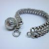 bracelet argent français maillon creux 1900