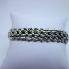bracelet argent français maillon creux 1900