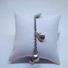 bracelet argent avec breloques coquillages