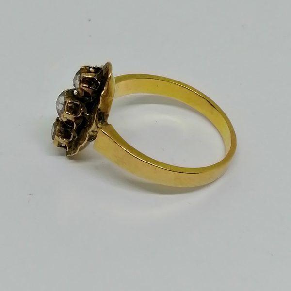 Bague or rose fin 19ième siècle – Image 3
