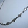 collier argent ancien maillon ajouré