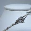collier perles imitation et fermoir argent 1920