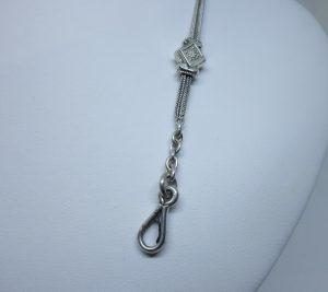chaîne de montre argent français 19ième siècle
