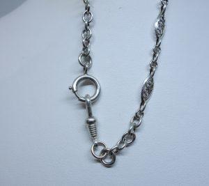 chaîne de montre argent
