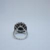 bague argent zircon 1930