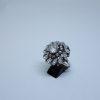 bague argent zircon 1930-40