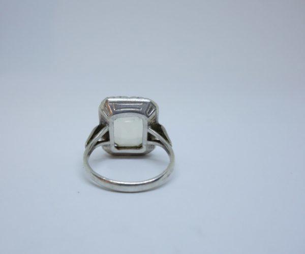 bague argent citrine 1930