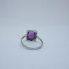 bague argent améthyste