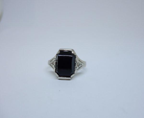 bague argent onyx 1925