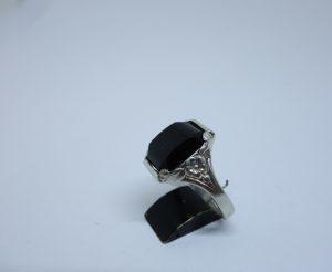 bague argent onyx 1925