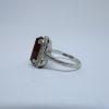 bague argent et cornaline