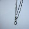 chaîne de montre femme argent maille jaseron