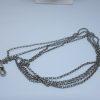 chaîne de montre femme argent maille jaseron