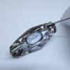 broche argent art déco 1930