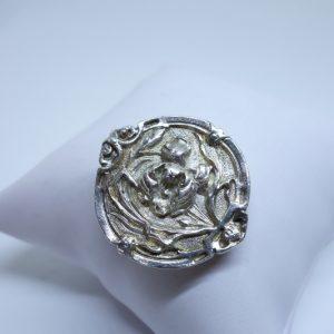 broche argent art nouveau