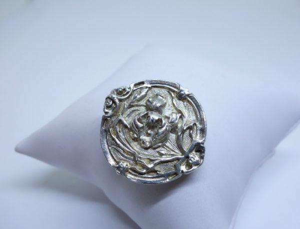 broche argent art nouveau