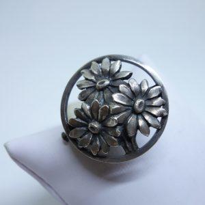 broche argent art nouveau