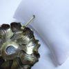 broche argent vermeil travail fait main 1930