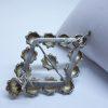 broche argent orientaliste