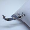 broche argent gondole pavage marcasites