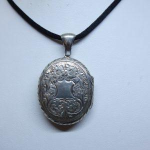 pendentif argent porte-photo