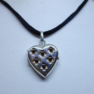 pendentif argent coeur porte-photo