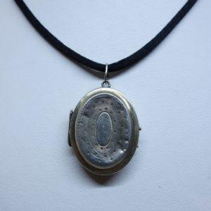 pendentif argent et vermeil porte-cheveux