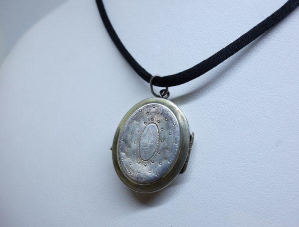 pendentif argent et vermeil pour cheveux