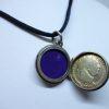 pendentif argent anglais pour cheveux 1880