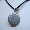 pendentif argent porte-photo 1900