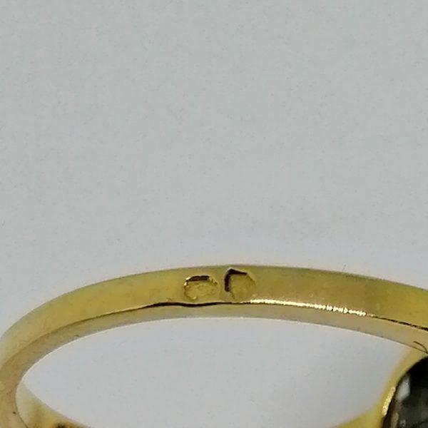 Bague Rubis et diamants en or et platine. – Image 4