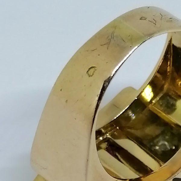 Bague or forme noeud papillon. – Image 4
