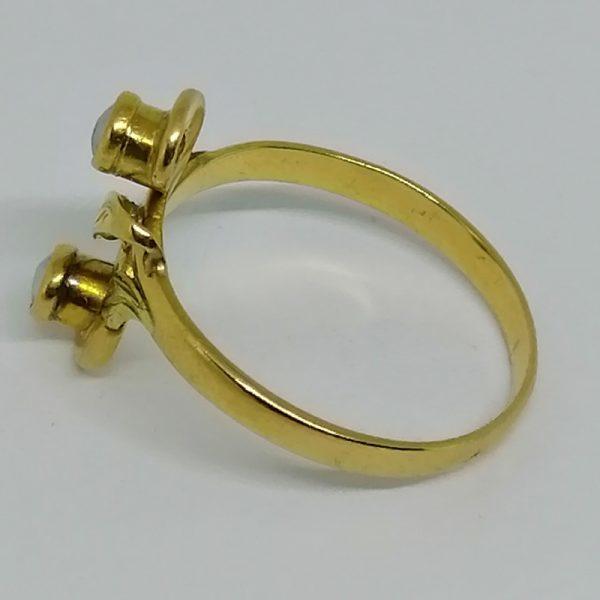 Bague en forme de huit bicolore. – Image 2