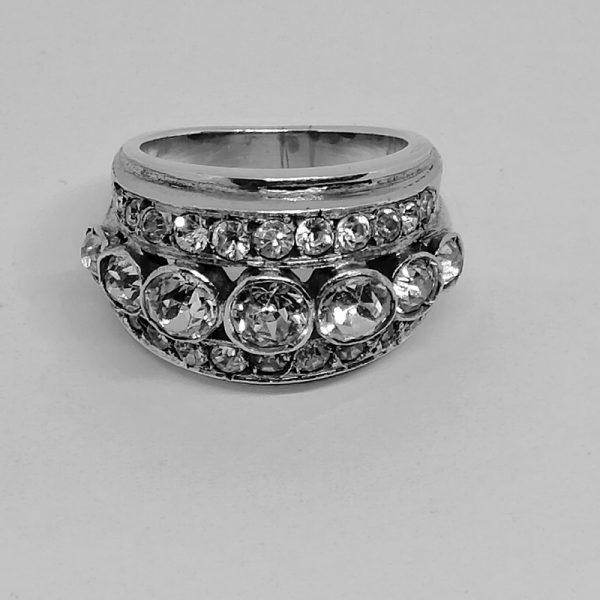 Bague argent "dite à effet".
