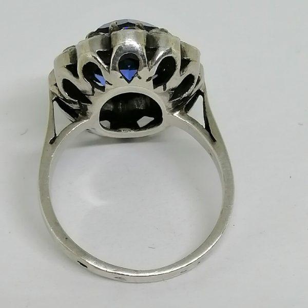 Bague argent marguerite dite "à effet" – Image 3