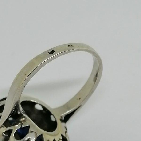 Bague argent marguerite dite "à effet" – Image 4