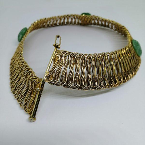 Collier en vermeil fils torsadés. – Image 2
