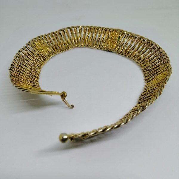 Collier en vermeil fils torsadés. – Image 3