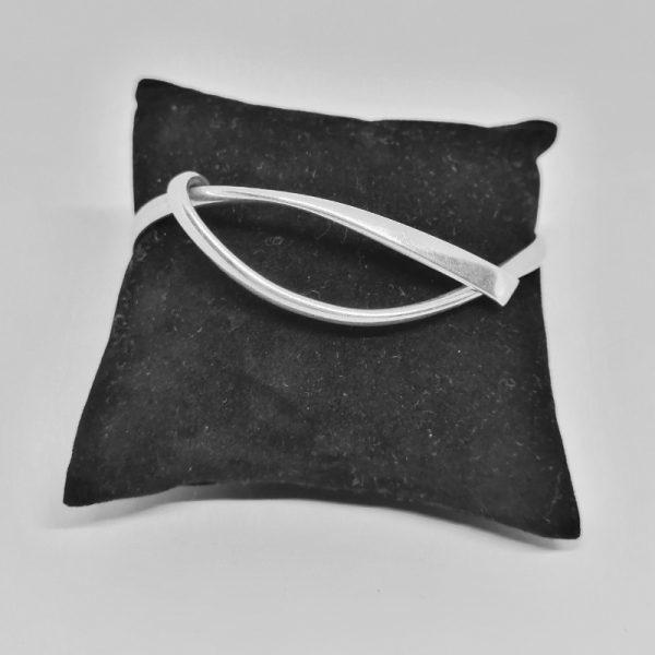 Bracelet argent jonc fermé Danois.
