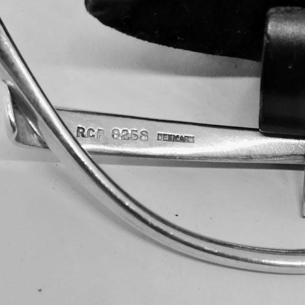 Bracelet argent jonc fermé Danois. – Image 3