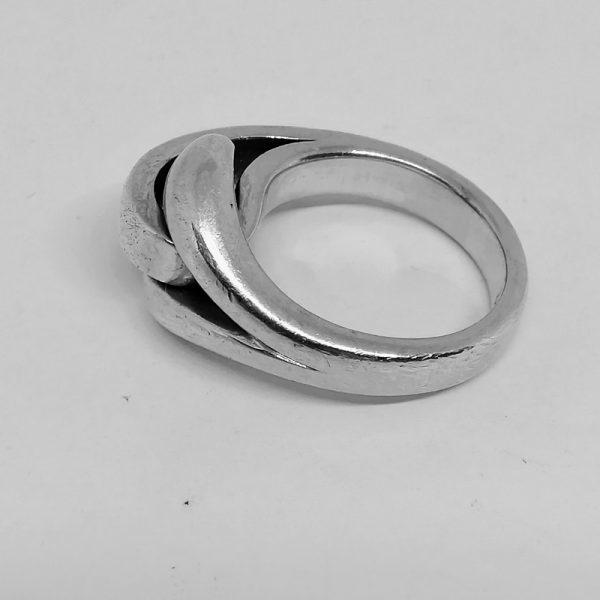 Bague argent façon ceinture. – Image 2