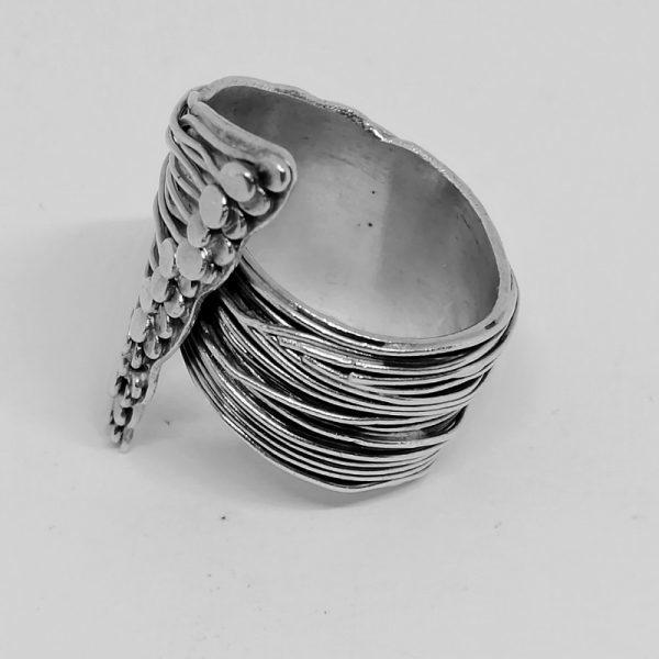 Bague argent travail de fils. – Image 2