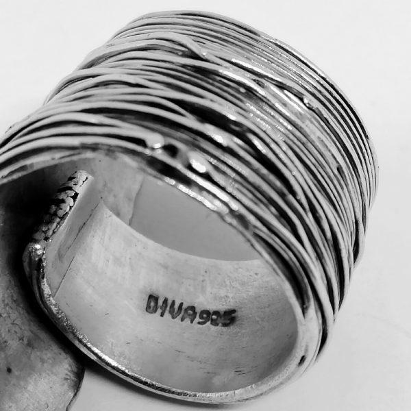 Bague argent travail de fils. – Image 4