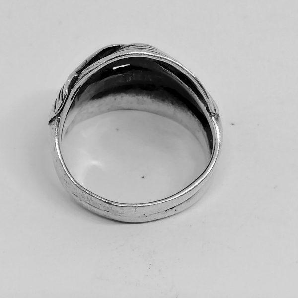 Bague argent maille tressé. – Image 3