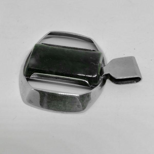 Pendentif argent ajouré forme géométrique. – Image 2