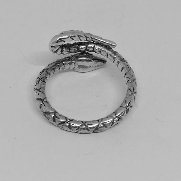 Bague argent serpent 1920-30