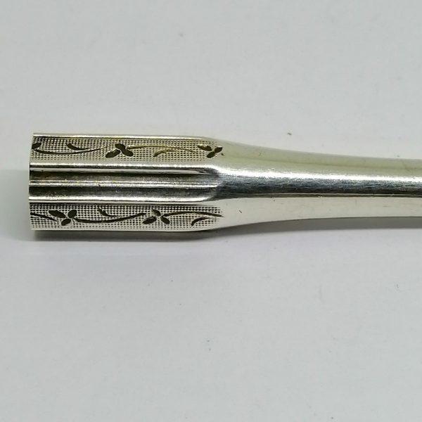 porte-cigarette argent et bakélite 1930