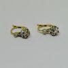 Paire de boucles d'oreilles, or et diamants. – Image 4