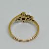 bague en or rose avec opale , rubis et roses de diamants, vers 1900