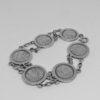 bracelet argent avec pièces de monnaies françaises vers 1930-40.